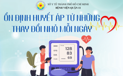 (HCDC) Ổn định huyết áp từ những thay đổi nhỏ mỗi ngày